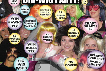 Third Rail Tavern's Big-Wig New Year's Eve