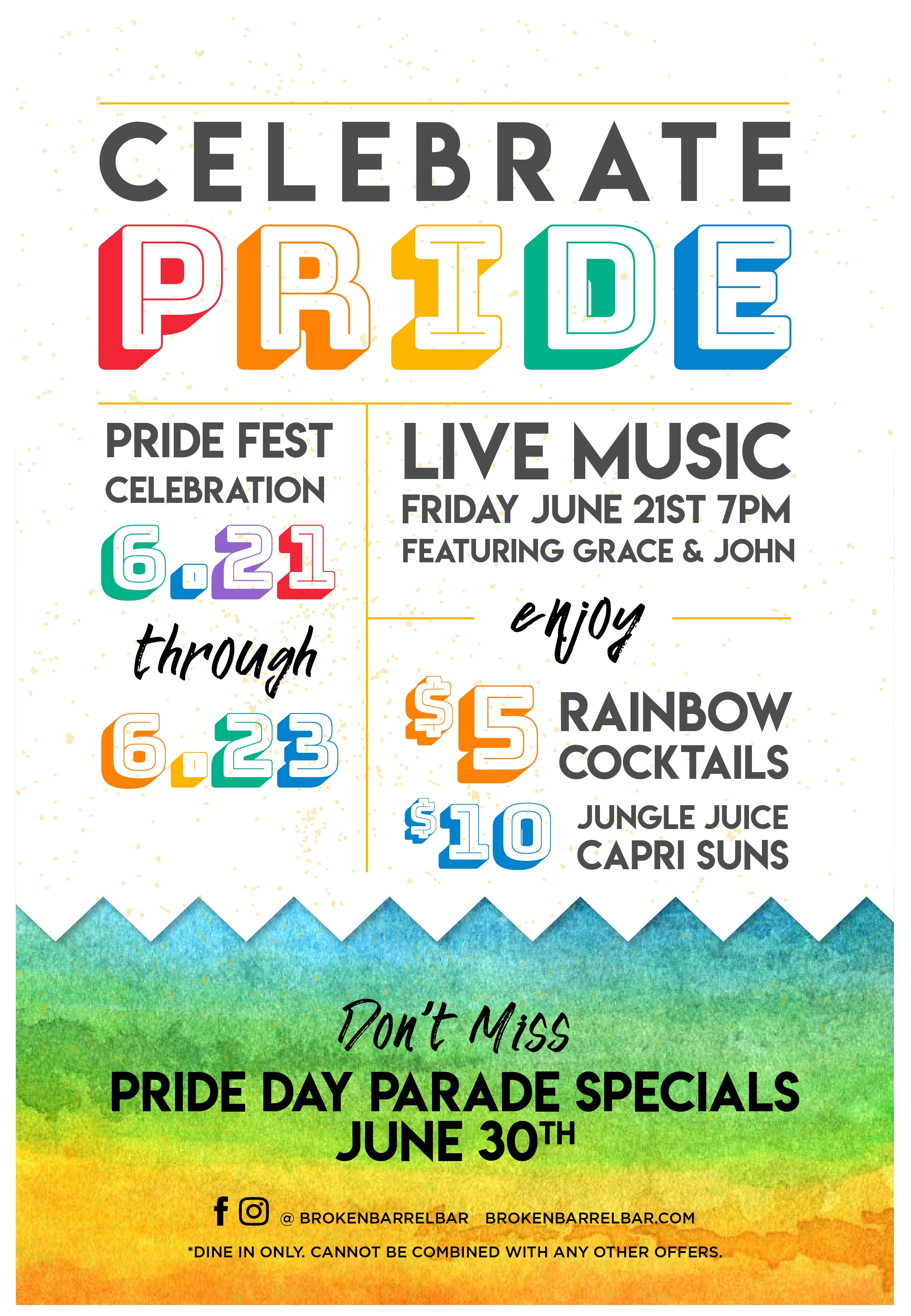 Pride Fest & Pride Parade Celebration at Broken Barrel Bar Chicago