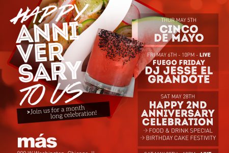 Two Year Anniversary Festivities at más