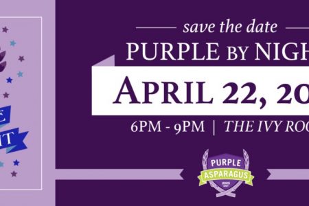 Purple Asparagus Hosts Purple By Night April 22