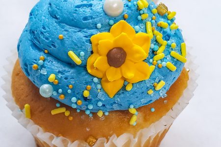 The Goddess and Grocer Selling Sunflower Cupcakes Supporting World Central Kitchen's Efforts in Ukraine