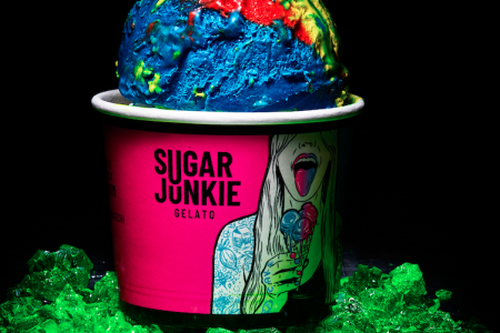 Sugar Junkie Now Offering Superman Gelato