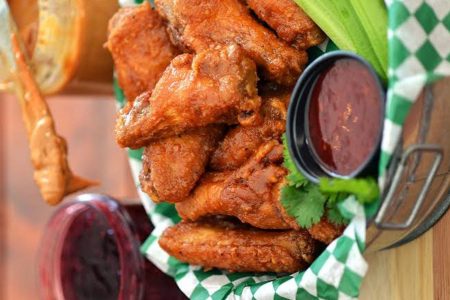 Wings For National Peanut Butter & Jelly Day at Jake Melnick's Corner Tap