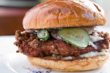 New Fried Chicken Sandwich at Publican Anker