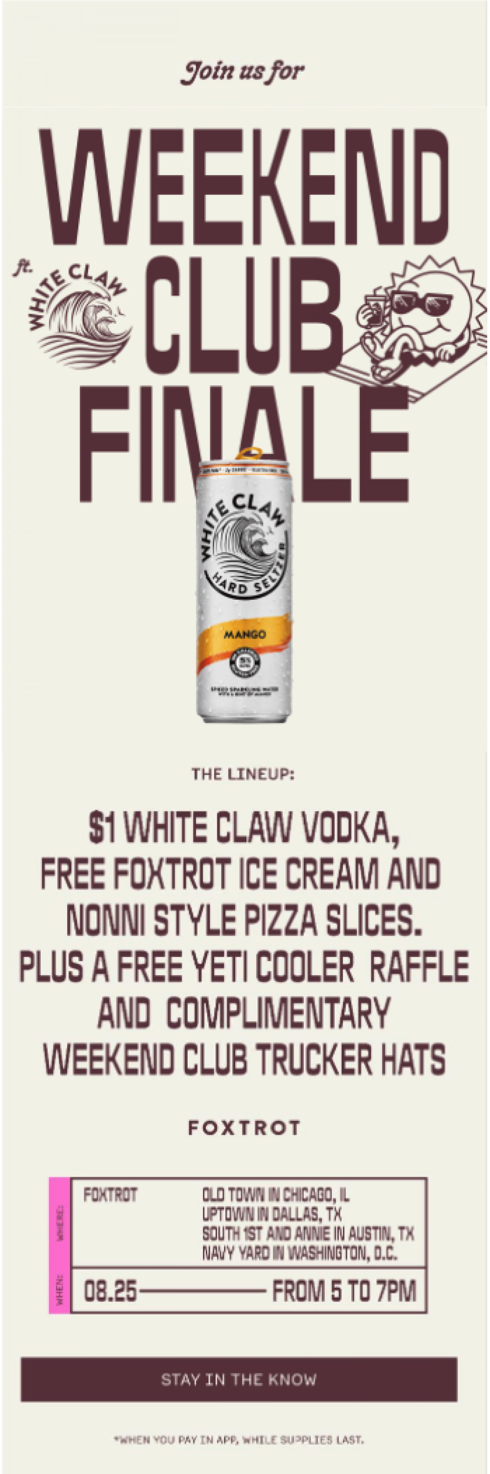 Foxtrot White Claw