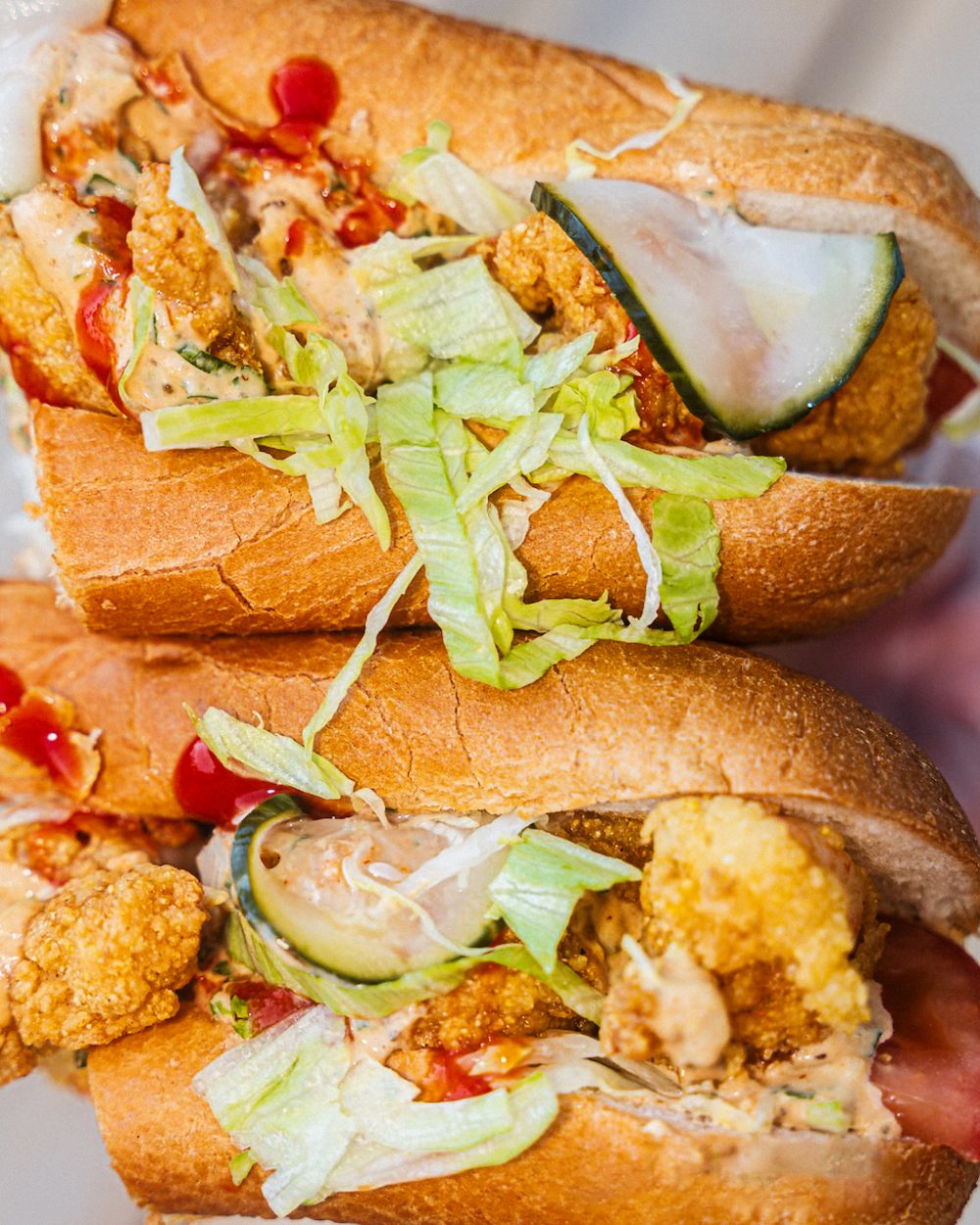 Fried Shrimp Po Boy Photo Credit  Just Coast Creative Studio