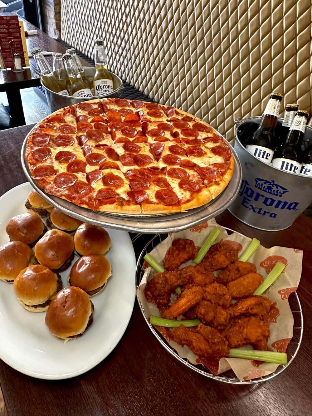 Game Day Spread at Chicago's Pizza - Available at all 3 locations.