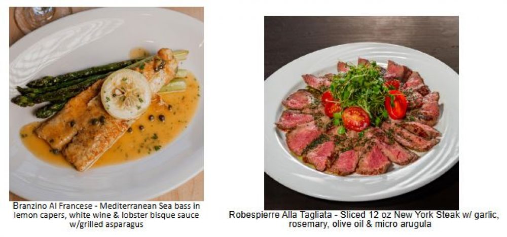 Il Girasole Trattoria Entrees