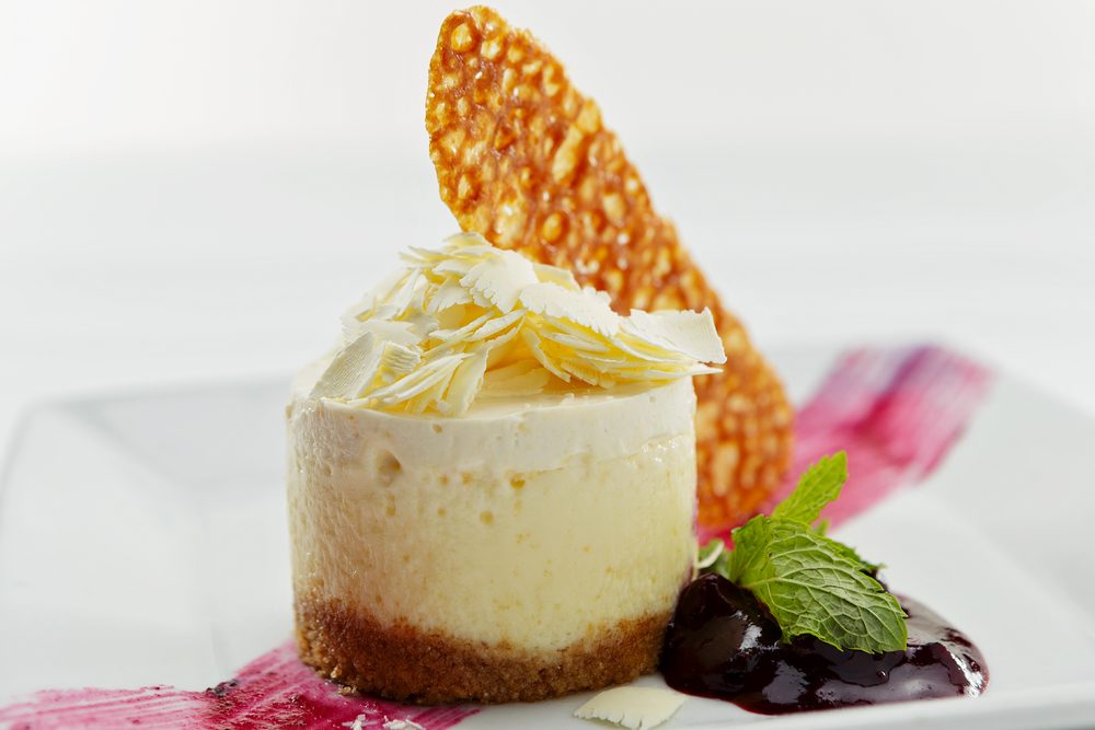 Perry’s White Chocolate Cheesecake Photo credit: Perry’s Steakhouse & Grille