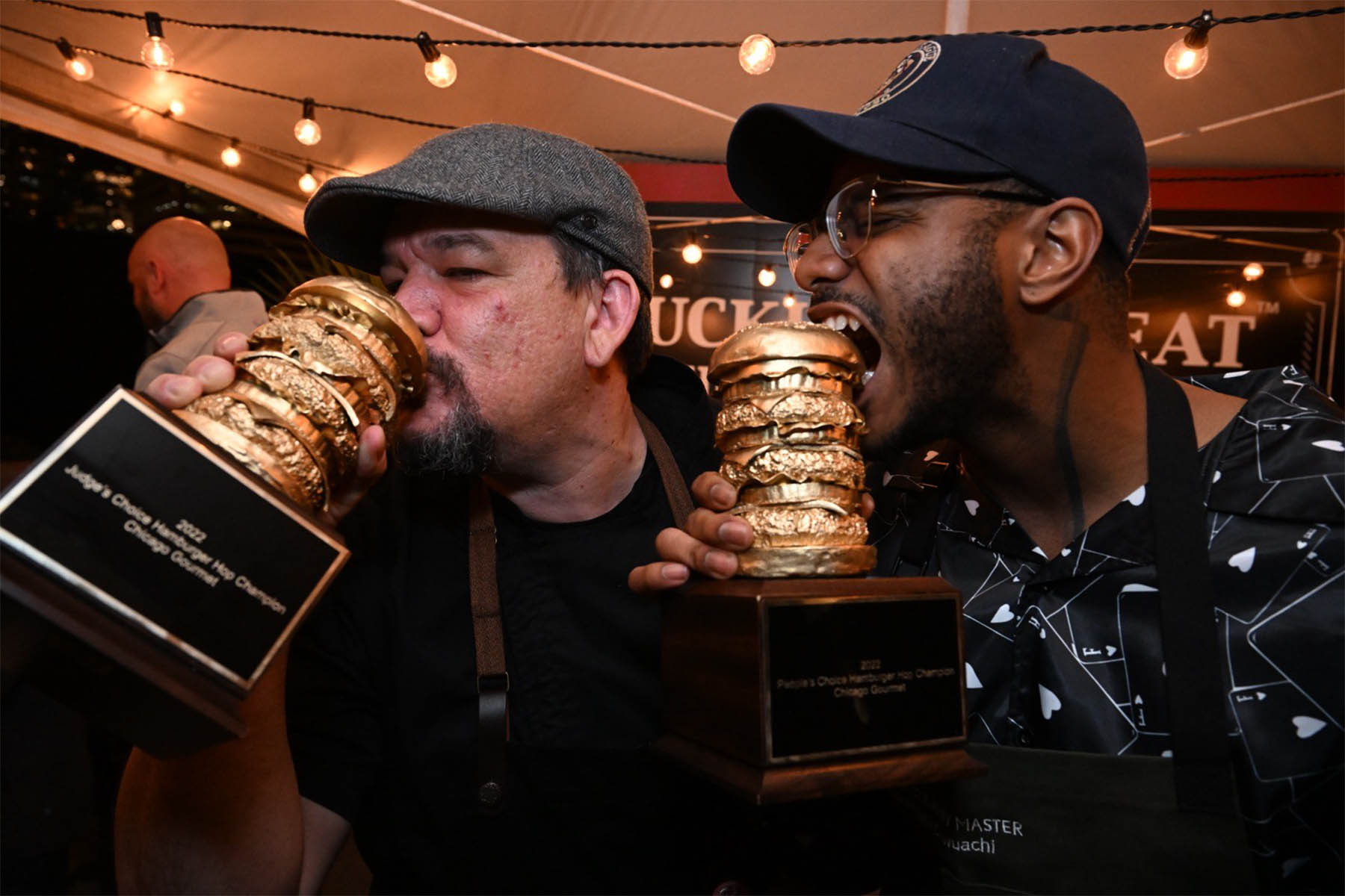 Chefs Corey Grupe and Kwame Onwuachi Win Hamburger Hop at Chicago