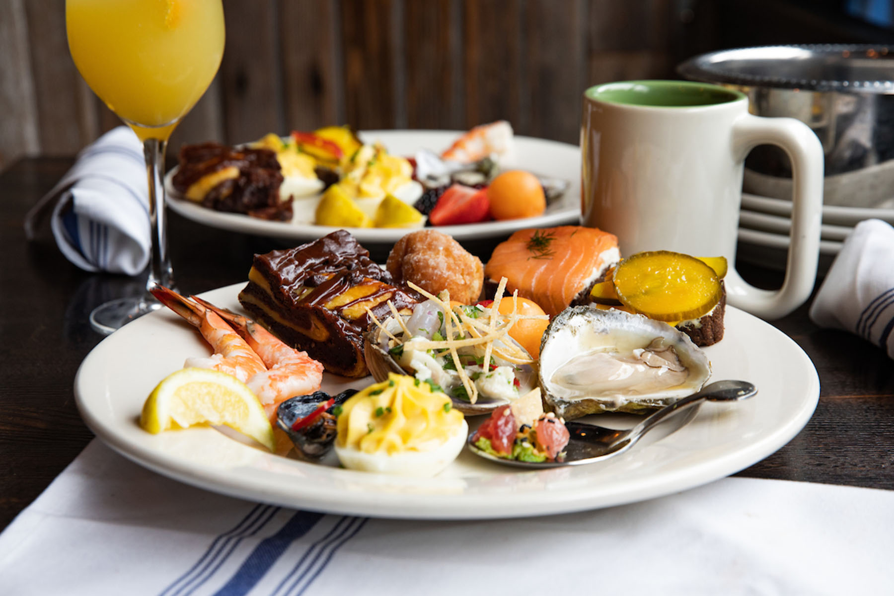 New Unlimited Sunday Brunch Buffets at Osteria Via Stato and Oyster Bah Chicago Food Magazine