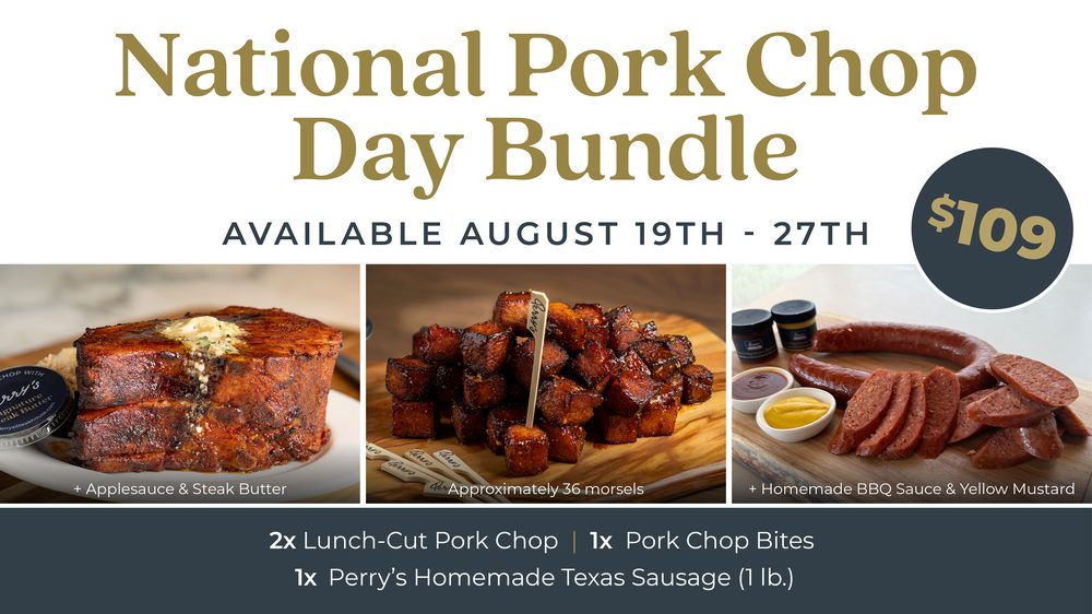 Perry's Steakhouse & Grille National Pork Chop Day Bundle