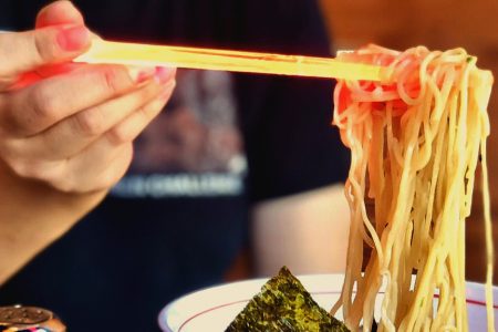 Free LED Chopsticks at Strings Ramen-Lakeview