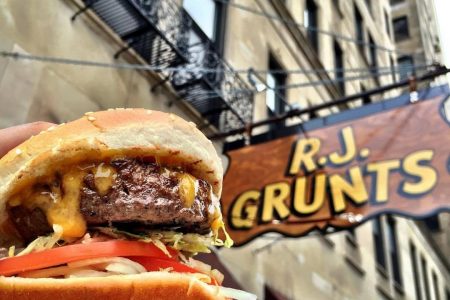 January Burger of the Month at R.J. Grunts