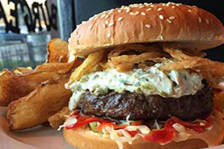 December Burger of the Month at R.J. Grunts